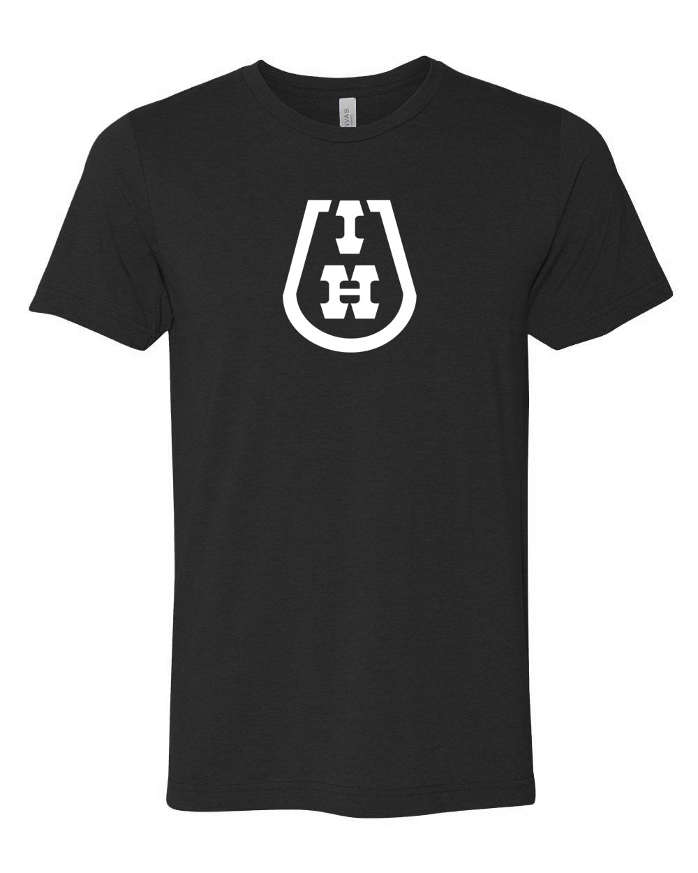 The Iron Horse Logo unisex tee - Black Heather